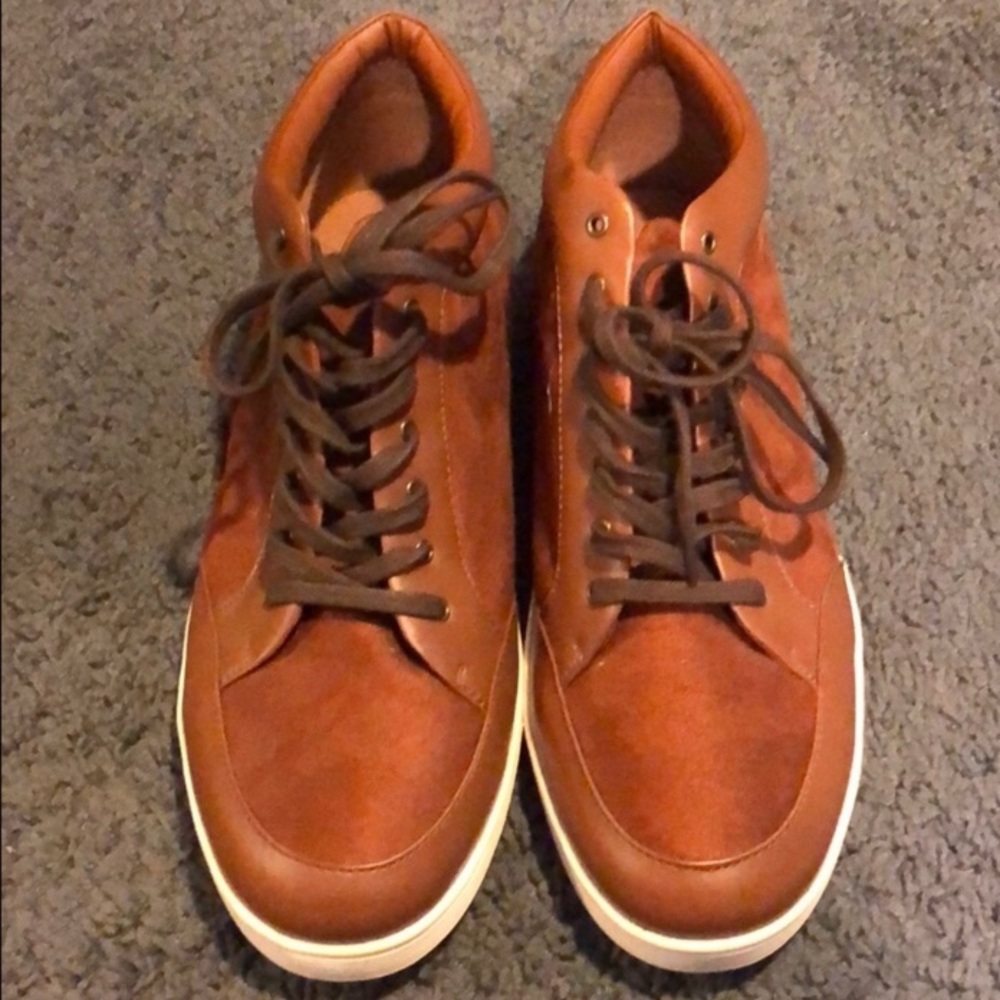 NEW Brown Leather Suede Shoes